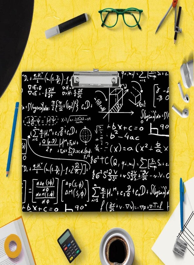 Vprint Quality "The Professional Exam Pad: A Durable and Functional Writing Surface for Students" (Mathematics) Wooden Clipboard Writing Pad | Exam Board for Kids Students Size 11X17 Inches - Image 2