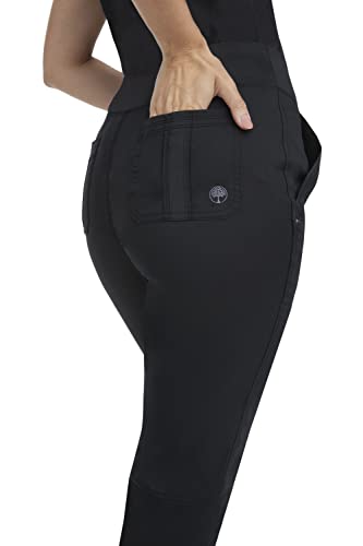 Healing Hands Women's Scrub Pant Tori Cargo Bottoms with 5 Pockets and 2-Way Stretch Fabric 9133, XL, Black - Image 4