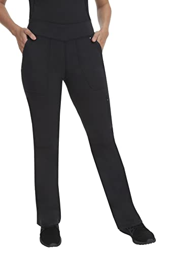 Healing Hands Women's Scrub Pant Tori Cargo Bottoms with 5 Pockets and 2-Way Stretch Fabric 9133, XL, Black - Image 1