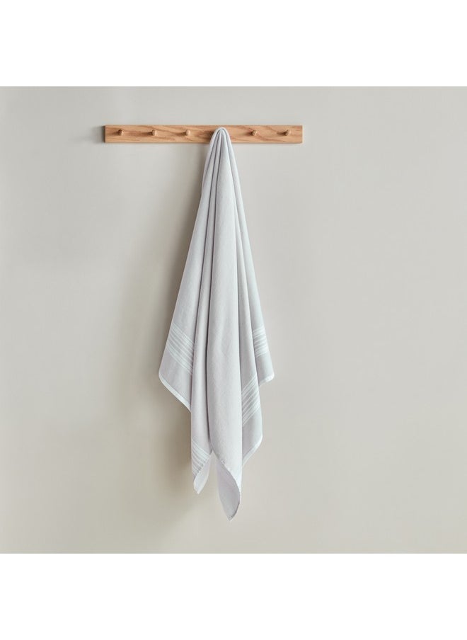 Home Box منشفة حمام تيري قطن تركي هاريس الفخمة 140 × 70 سم  - Image 1