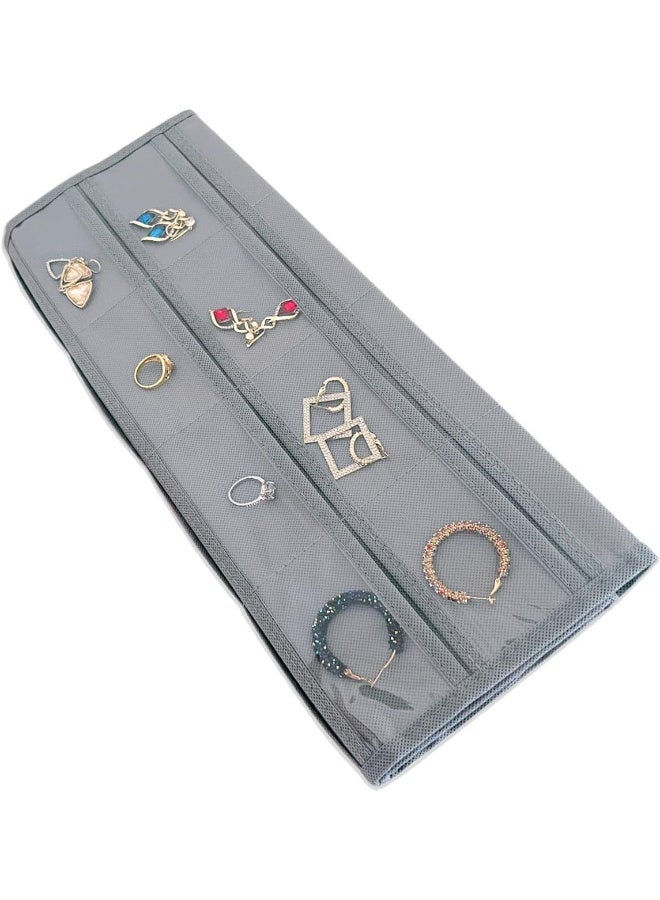 BB Brotrade Hanging Jewelry Organizer,Accessories Organizer,80 Pocket Organizer for Holding Jewelries - Image 5
