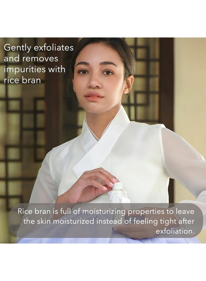 House of Dohwa Rice Bran Powder Wash | Mild Exfoliating Face Wash for Sensitive Skin | Vegan Enzyme Face Scrubber & Exfoliator for Sebum Control - Product of Korea | 60 g (2.1 oz) - Image 4