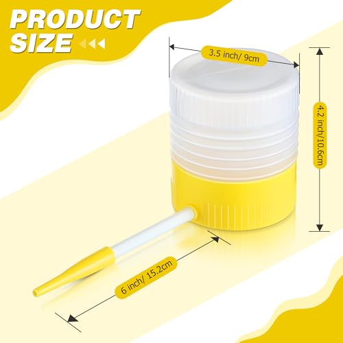 Qualirey 1 Pack Diatomaceous Earth Powder Duster with 6 Inch Extension Nozzle, Diatomaceous Earth Powder Duster for Pest Control, Powder Sprayer for Indoor and Outdoor Use - Image 2