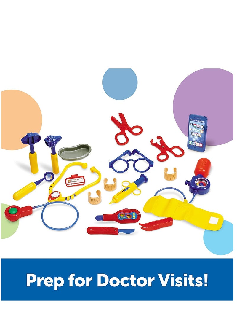 Rally Doctor Playset with Foldable Bag Doctor Playset Pretend Play Sets Doctor Playset Toy for Kids Boys Girls  - Image 3