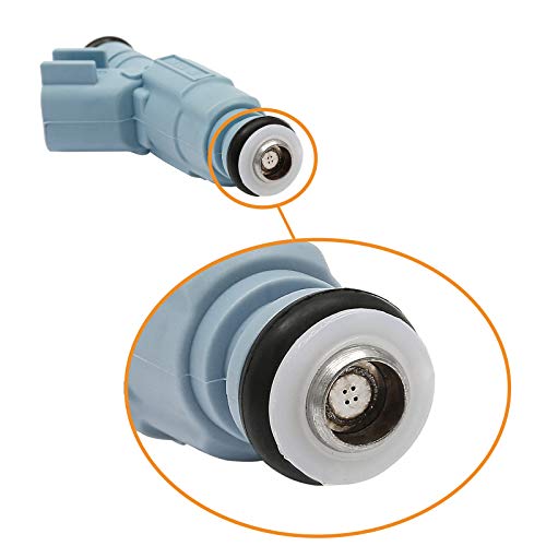 Gledewen Fuel Injector 24LB 4 Holes 8Pcs | Replacement for 5.2 5.9 Dodge Dakota Durango Ram Chevy Camaro Ford F250 F350 Excursion Mustang Pontiac GTO & more | Replace# 0280155715, 0280150947, 0280150965 - Image 5