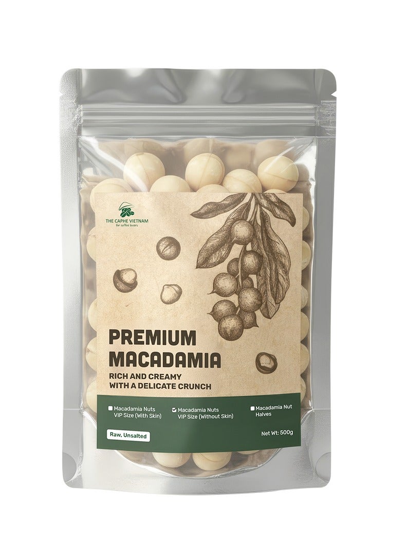 The Caphe Vietnam Combo Gift Set - Premium Quality Yellow Process Whole Bean 250g + Premium Macadamia Vip Size No Shell 500 g - Image 3