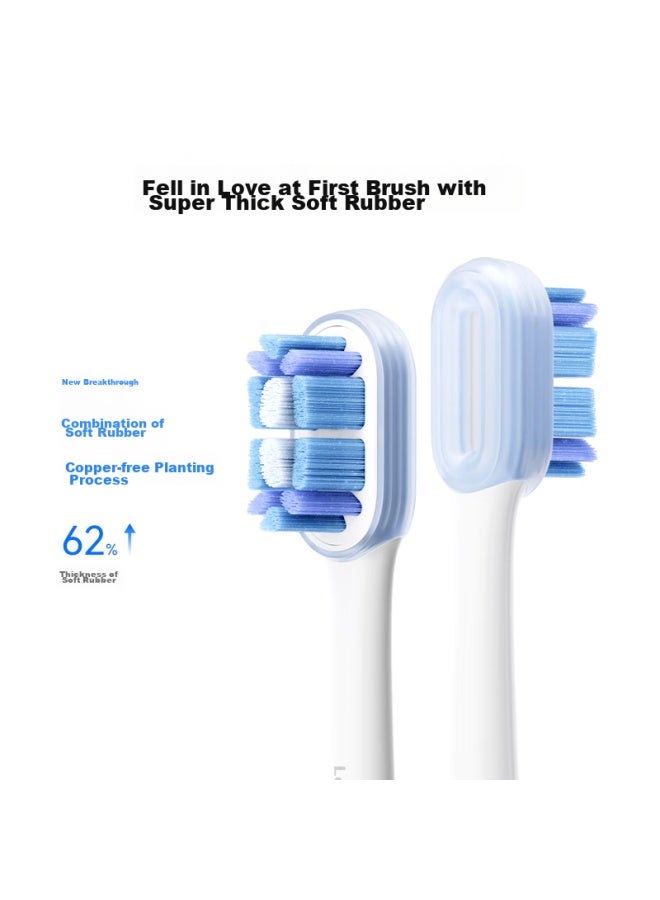 Huawei Smart Selection Libode Smart Electric Toothbrush Youyang Series, Toothbrush 2/toothbrush 3 Brush Heads, Whitening And Cleaning With Shock Absorption, 2-pack White - Image 3