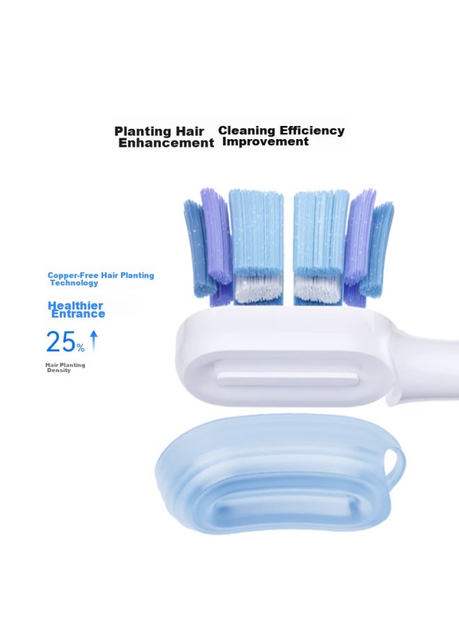 Huawei Smart Selection Libode Smart Electric Toothbrush Youyang Series, Toothbrush 2/toothbrush 3 Brush Heads, Whitening And Cleaning With Shock Absorption, 2-pack White - Image 4