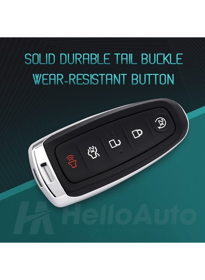HelloAuto Compatible with Ford Explorer Escape Key Fob Replacement for Ford Flex Edge Focus Taurus Lincoln MKS MKT MKX Key Fob Shell Case Cover Keyless Entry Remote (Empty Shell) P/N: M3N5WY8609 - Image 4