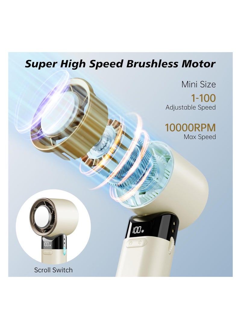 Swift Portable Handheld Fan, Mini USB Rechargeable Cooling Fan - Image 5