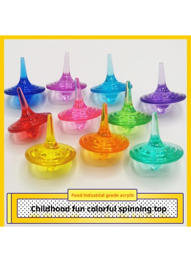 Generic Color Spinning Top Children's Toy Set 3A Acrylic Healthy Durable Material Cartoon Animal Handmade Jewelry-Color:Small Luminous Stone (320g ~ 544)  - Image 2