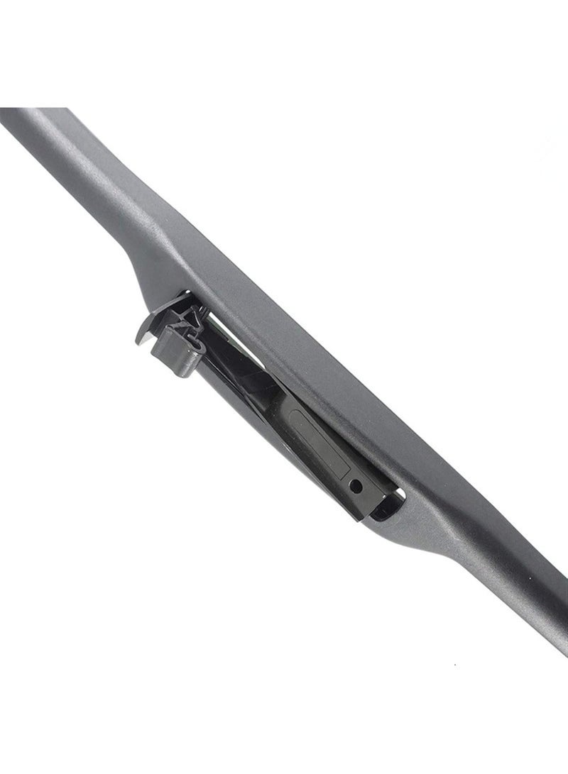 Mito Premium All-Season Windshield Wiper Blade 14 inch, OEM Quality, Black with Green Edge - Image 2