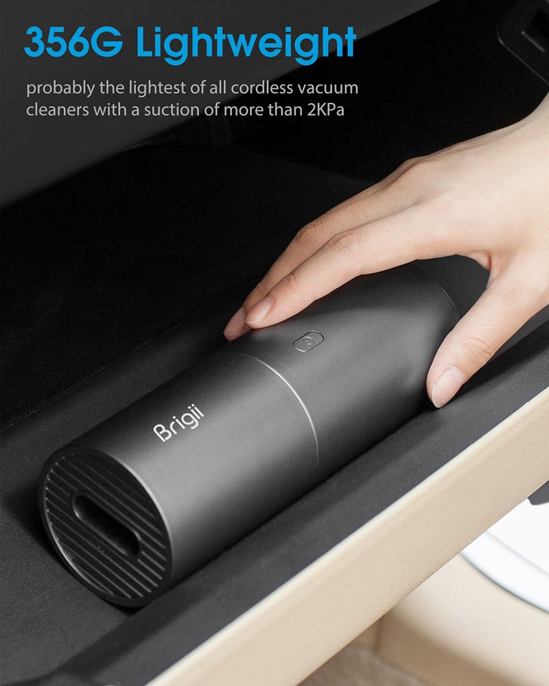Brigii Mini Vacuum Cleaner,Small Handheld Vacuum Cordless USB Rechargeable,Dust Buster and Blower 2 in 1, Easy to Clean Desktop, Keyboard, Drawer, Car Interior and Other Crevices, Small Spaces-Y120 - Image 5