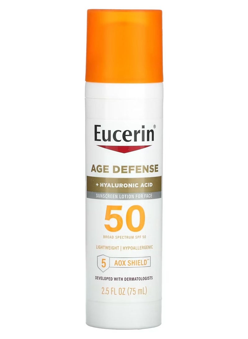 Eucerin Age Defense Face Sunscreen Lotion 75ml - Image 2