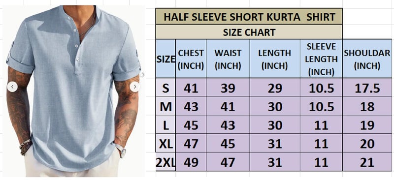 Lymio Regular Fit Shirt for Men|| Men Stylish Shirt (Short-Kurta-03-04-Chiku-Pink-2XL) - Image 2