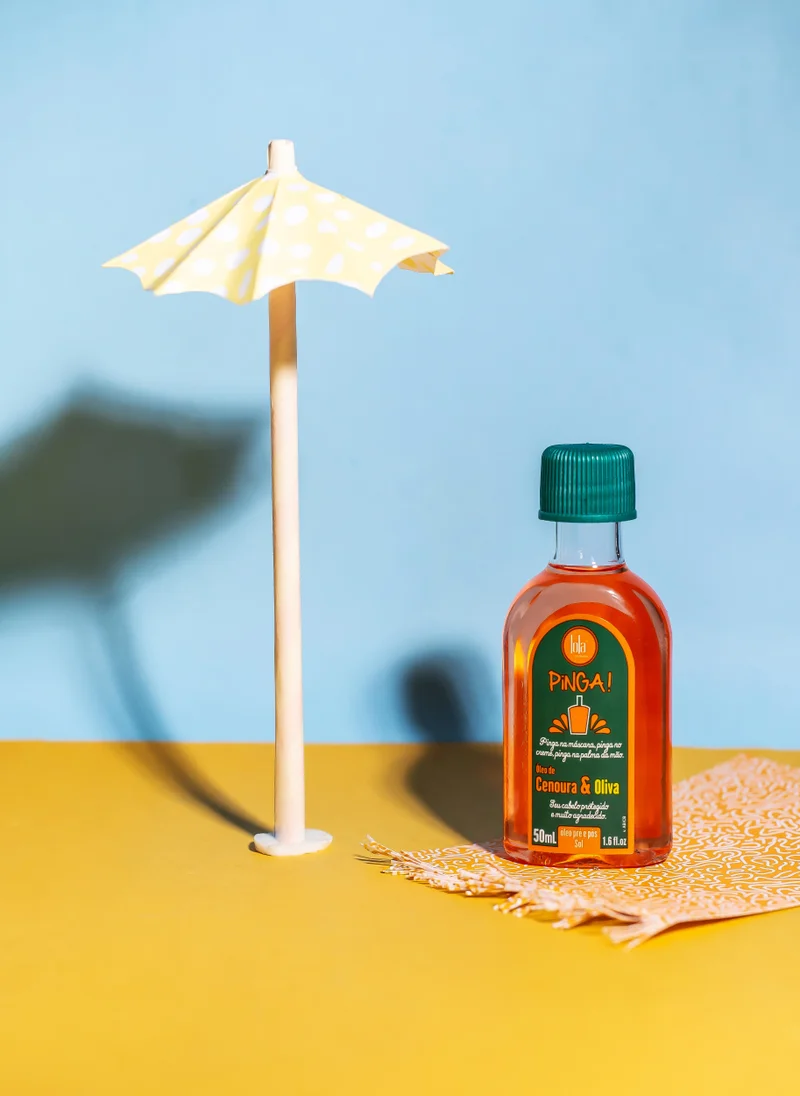 Lola from Rio Pinga Hair Oil For Frizz, Split Ends, Shine, and Thermal Protection - Carrot & Olive - 50ml