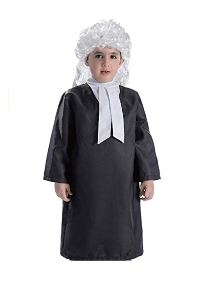 Kids Lawyer and Judge Role Play Costume for Kids Role Play Dress Up Toy Set With Cape (100-110cm) - Image 2