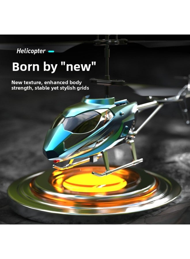 3.5-way Remote Control Helicopter USB Charging Drop-resistant Anti-collision Remote Control Aircraft Model Toy Wholesale-Color:913-X Platinum English (3.5-way Up, Down, Left And Right)