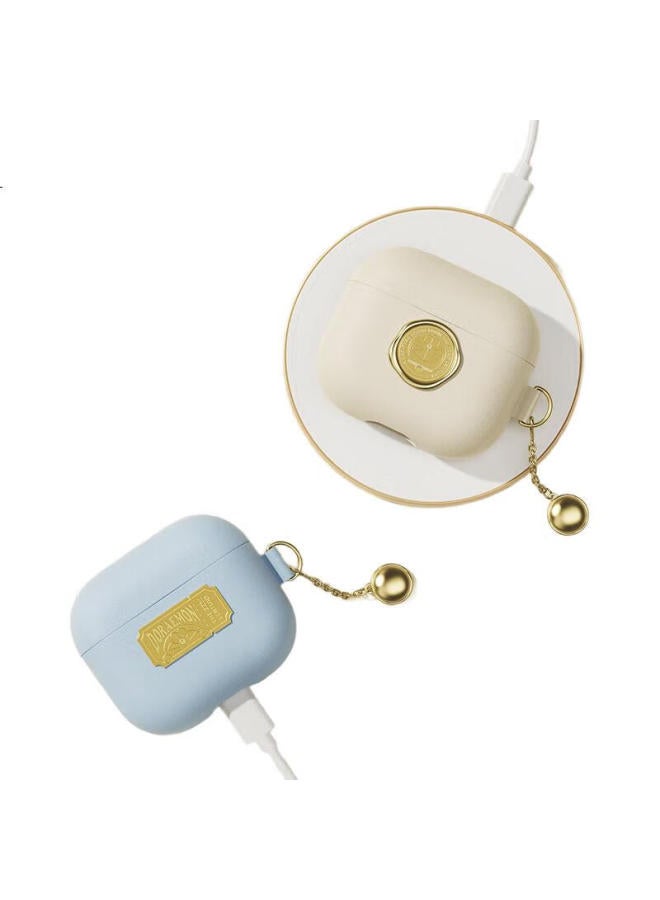 Rock Doraemon Airpods 3 Leather Protective Case, Airpods 3Rd Generation Apple Earphone Case, Leather, Non-Fingerprint, Shockproof, Dustproof, With Hook, Wax Seal - Image 3