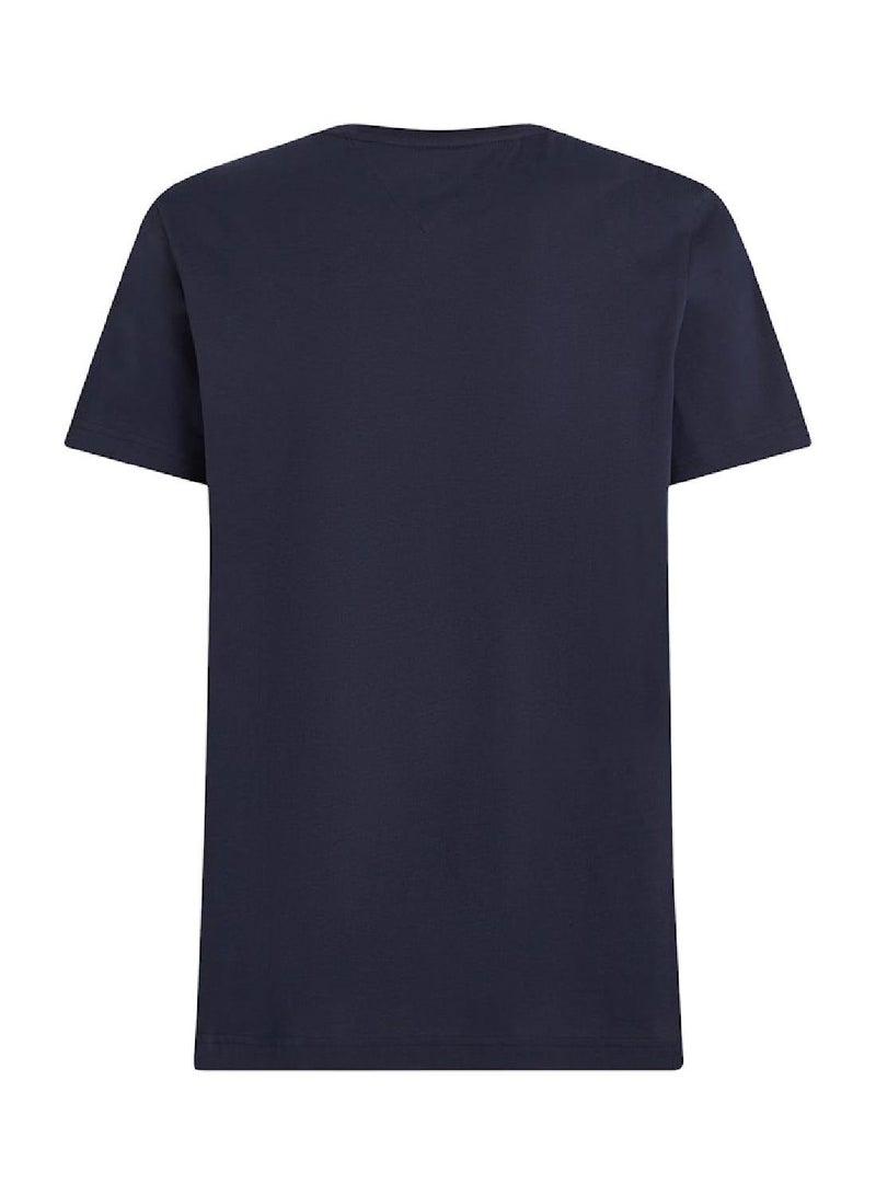 تومي هيلفيغر تيشيرت برقبة دائرية مطرز بشعار العلم - Image 5