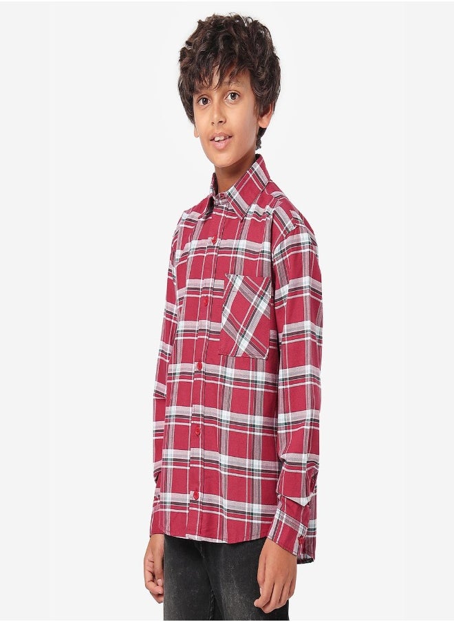 LILPICKS Boys Checkered Shirt  - Image 4