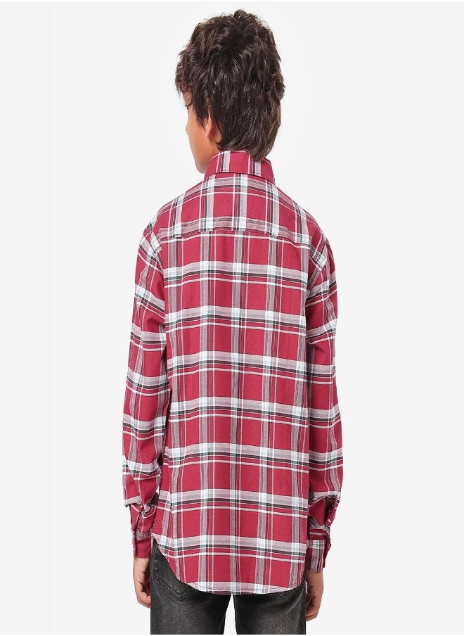 LILPICKS Boys Checkered Shirt  - Image 2
