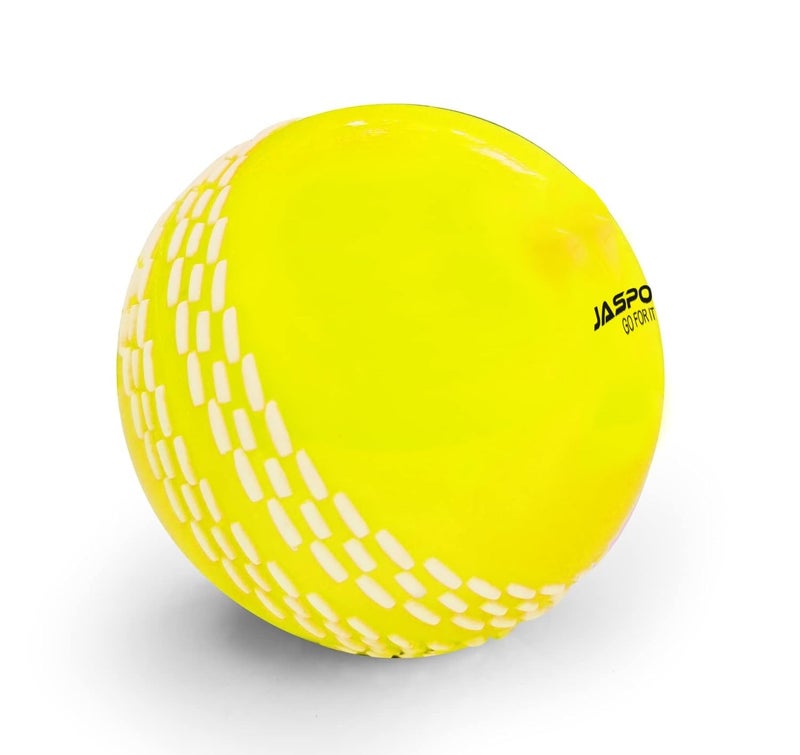 jaspo T-20 Ultra Practice Cricket Ball/Wind Balls (125-130 GMS) for - Indoor & Outdoor Street & Beach Cricket (Yellow) - Image 5