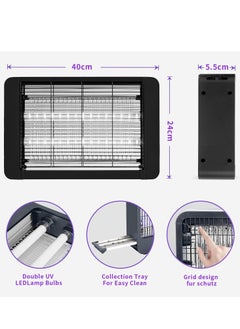 Yoawllty Fly Killer, Mosquito Killer Electric, Powerful LED Insect Killer with UV Light Lamp for Kitchen, Home Indoor and Garden Yard  - Image 2