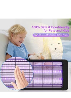 Yoawllty Fly Killer, Mosquito Killer Electric, Powerful LED Insect Killer with UV Light Lamp for Kitchen, Home Indoor and Garden Yard  - Image 3