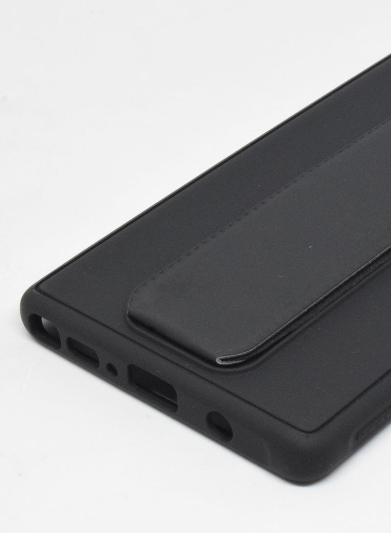 BORTONY Galaxy Note 9 Case, Fully Covered With Finger Grip Stand Holder Anti Slip Shockproof Protective Case Cover For Samsung Galaxy Note 9 - Image 4