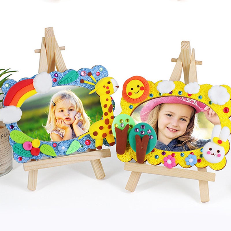 🧸 إطارات خشبية يدوية لتعزيز التنسيق والخيال مع مجموعات الأعمال اليدوية - Image 1
