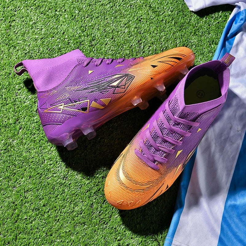 DISRATEBLU Kids Soccer Shoes Boys Football Cleats Professional Athletic Outdoor Trainning Football Shoes Youth Girl Turf Soccer Cleats - Image 3