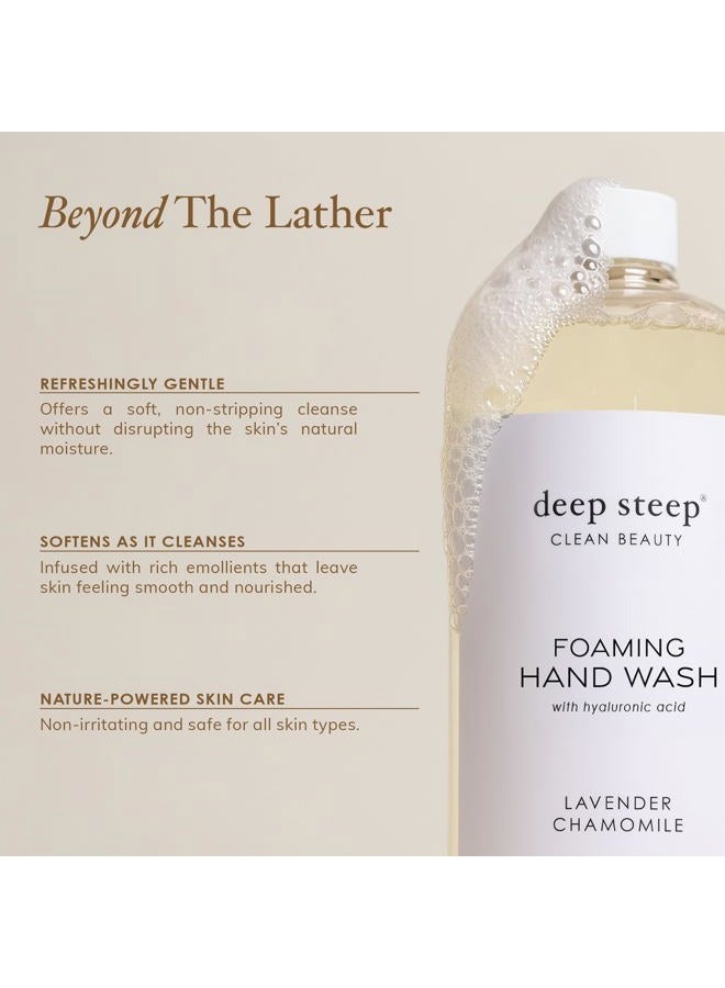 Deep Steep Lavender Chamomile: Foaming Hand Wash Refill, Liter (Lavender Chamomile) - Image 5