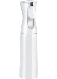 SHOWAY Showay 300Ml Bpa Free Plastic Empty Mist Spray Bottle With Pressurized Mister Pump For Hair, Salon, Plants, Flower Cleaning (White)  - Image 1
