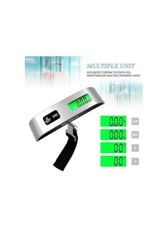 MIRFA LCD Display Portable Digital Luggage Weighing Scale (Silver)  - Image 2