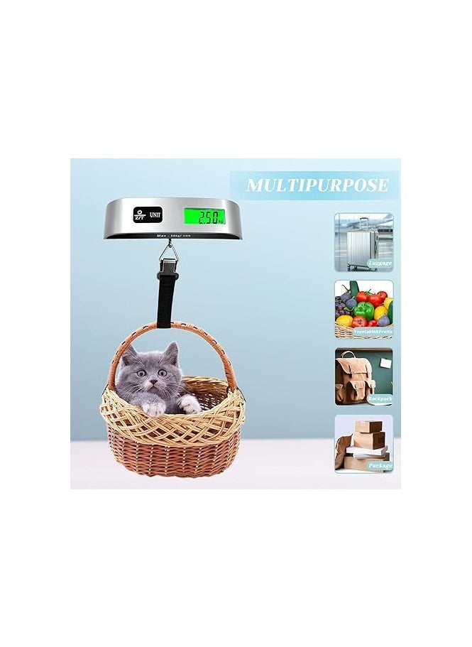 MIRFA LCD Display Portable Digital Luggage Weighing Scale (Silver)  - Image 3