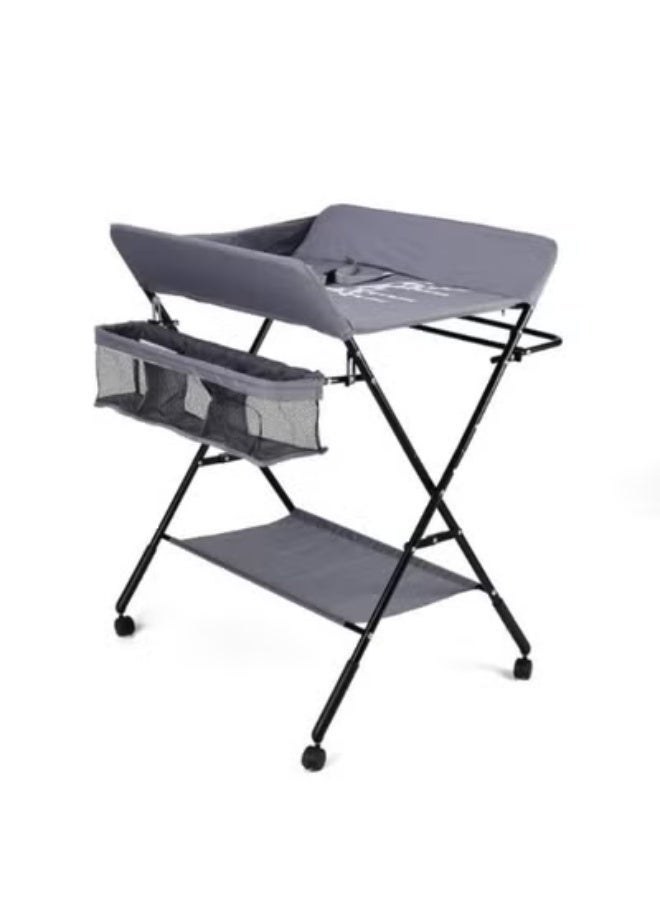 Portable Baby Changing Table with Adjustable Height and Storage Organizer code - HT-9817 - Image 1