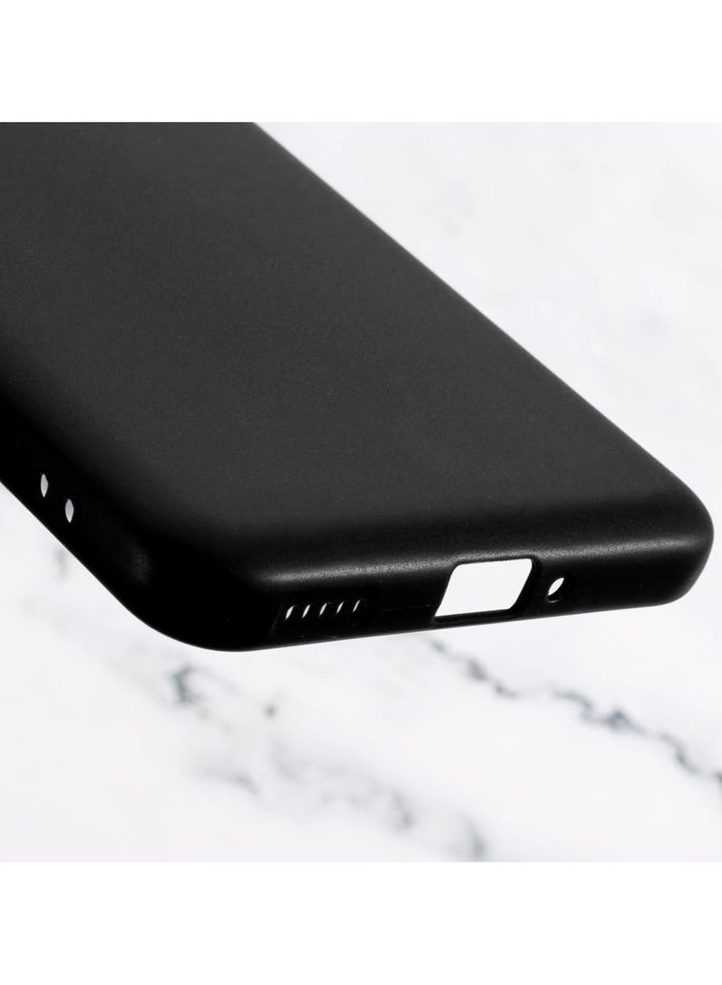 حافظة لهاتف Xiaomi Poco X6 Pro/Redmi K70E غطاء أسود رفيع بلمسة نهائية غير لامعة حافظة واقية ناعمة ومرنة من مادة TPU مع حماية للكاميرا لهاتف POCO X6 Pro 5G / Redmi K70E - Image 3