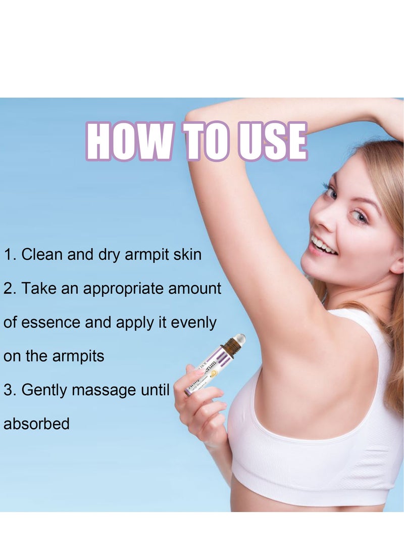 OUHOE - Armpit Whitening  Serum ,72h Of Dry Underarms , with Glutathione Niacinamide ,Brightening Booster Cream,  Dark Spot Cream,Underarm Cream Body Private Parts  Knees Elbows Inner Thigh 10ml - Image 1