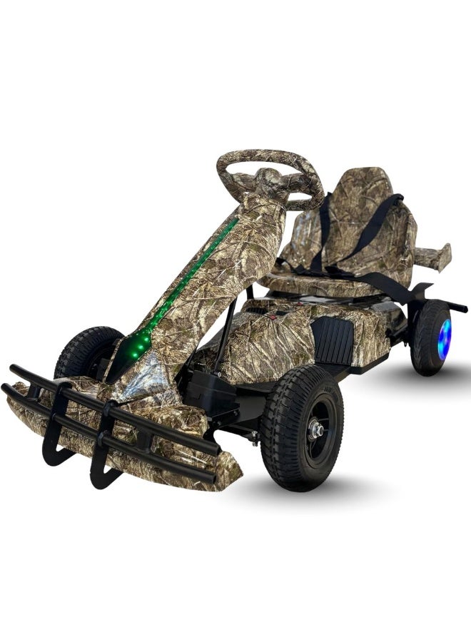 سيارة كهربائية للأطفال ببطارية 36 فولت بتصميم مموه - Image 1