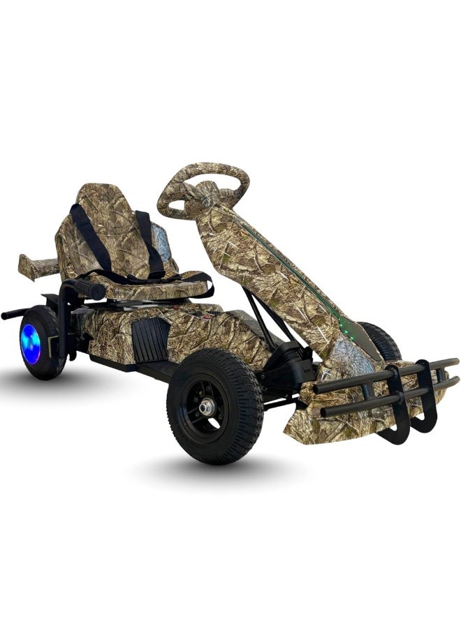 سيارة كهربائية للأطفال ببطارية 36 فولت بتصميم مموه - Image 3