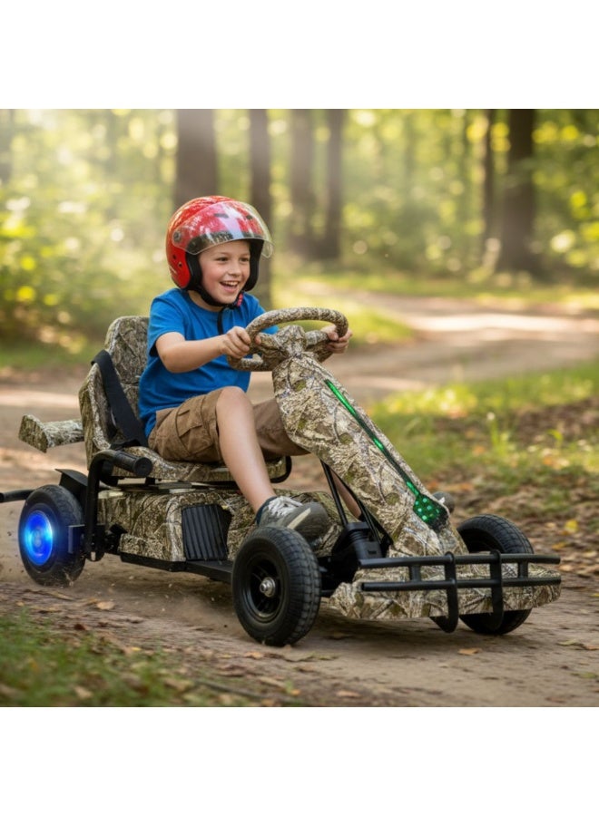 سيارة كهربائية للأطفال ببطارية 36 فولت بتصميم مموه - Image 5