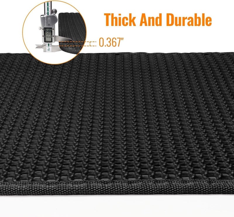 Polarduck Cat Litter Mat Litter Box Mat, EVA Honeycomb Double Layer Design, Urine & Waterproof, Scatter Control Kitty Litter Mat, Less Waste, Easier To Clean,Washable (Black, 75 x 60cm) - Image 5
