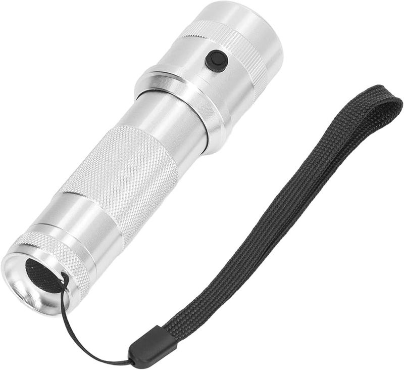 مصباح يدوي LED ألومنيوم فضي طارئ بتغيير لون RGB للرؤية الليلية وقراءة الخرائط - Image 4