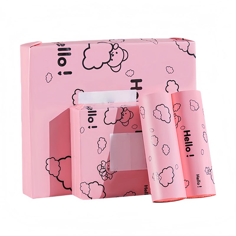 PABCK 50 Pcs Small Poly Mailers Self Adhesive Shipping Envelope Mailer for Small Business Express Shipping Trash Bag Self Seal Pink Plastic Poly Mailing Bag for Gifts Packaging 5.9x7.87+1.97 inch - Image 3