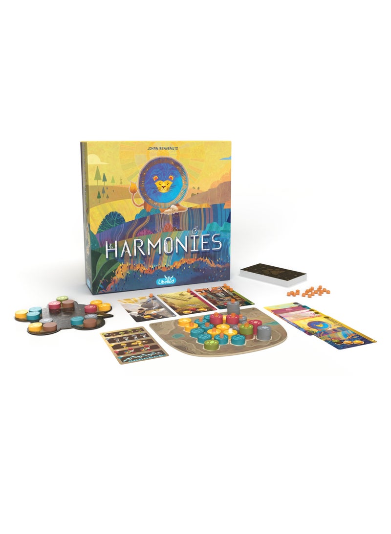 NIBEMINENT Harmonies Board Game - Create Oneiric Landscapes! Strategic & Poetic Gameplay, Fun Family Game for Kids & Adults, Ages 10+, 1-4 Players, 30 Min Playtime  - Image 4