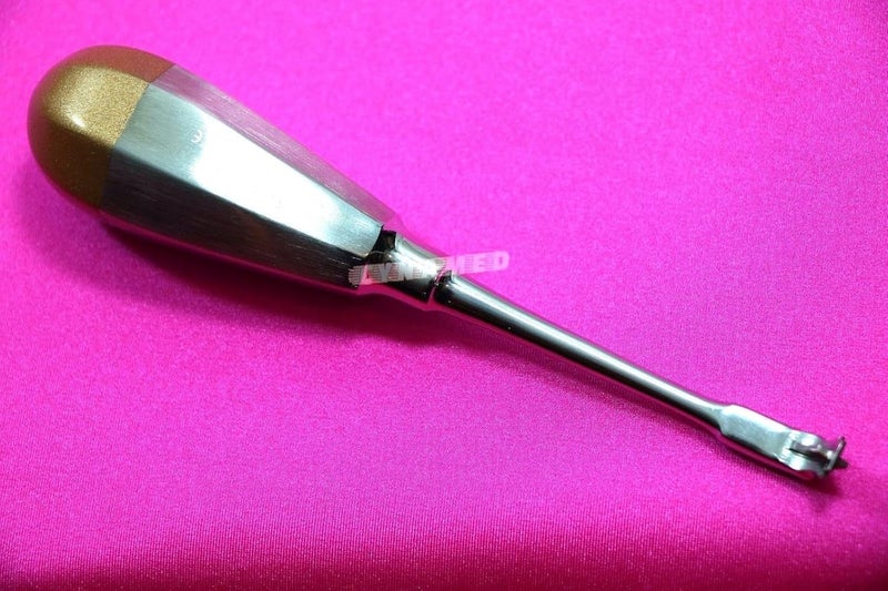 CYNAMED German Stainless Dental Crown Remover Spreader -Offset Crown Splitter Remover Elevator Handle Dental - Image 5