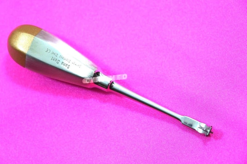 CYNAMED German Stainless Dental Crown Remover Spreader -Offset Crown Splitter Remover Elevator Handle Dental - Image 4