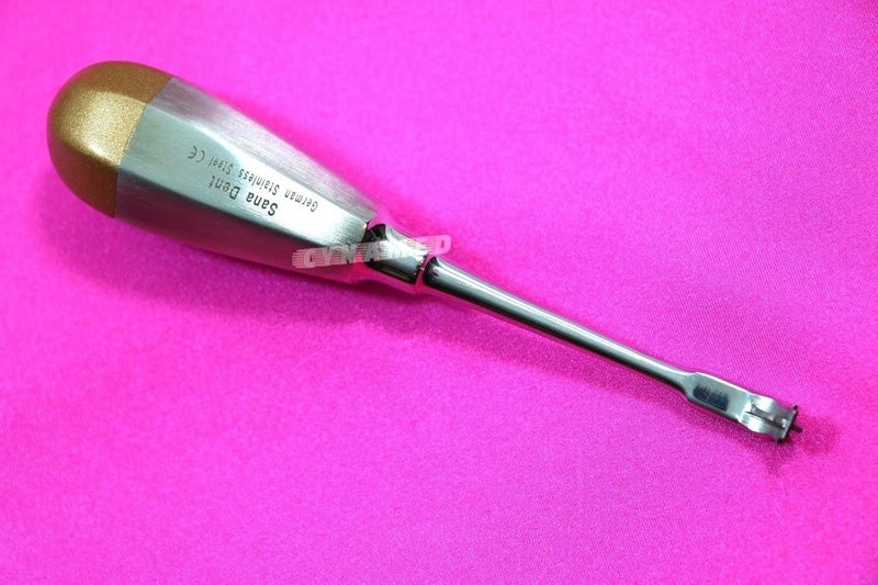 CYNAMED German Stainless Dental Crown Remover Spreader -Offset Crown Splitter Remover Elevator Handle Dental - Image 2