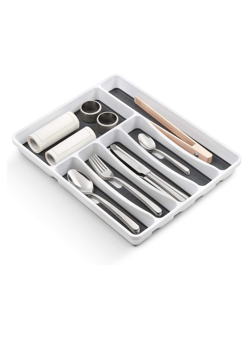 Rayen Cutlery Organizer, White, Medida: 40 x 32,5 5 cm 6183 - Image 1